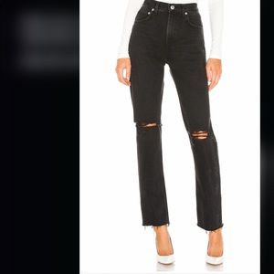 Agolde Cherie High Rise Straight Jean in Distortion Size 24